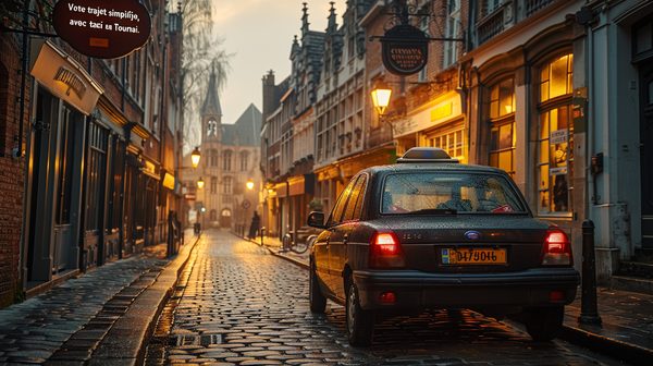 Votre trajet simplifié avec un taxi à Tournai